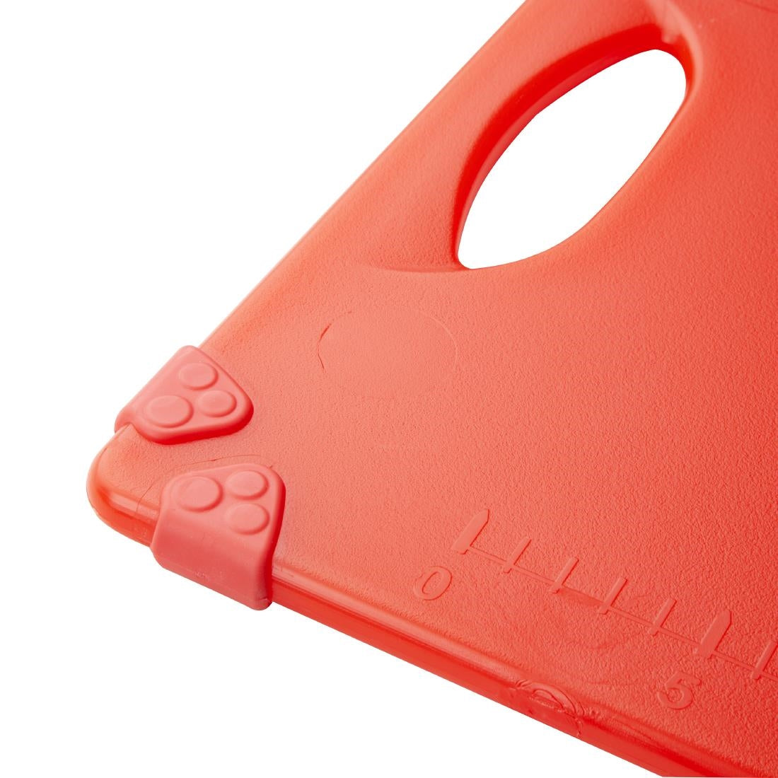 Hygiplas Commercial Grip Chopping Board Red 458x306mm