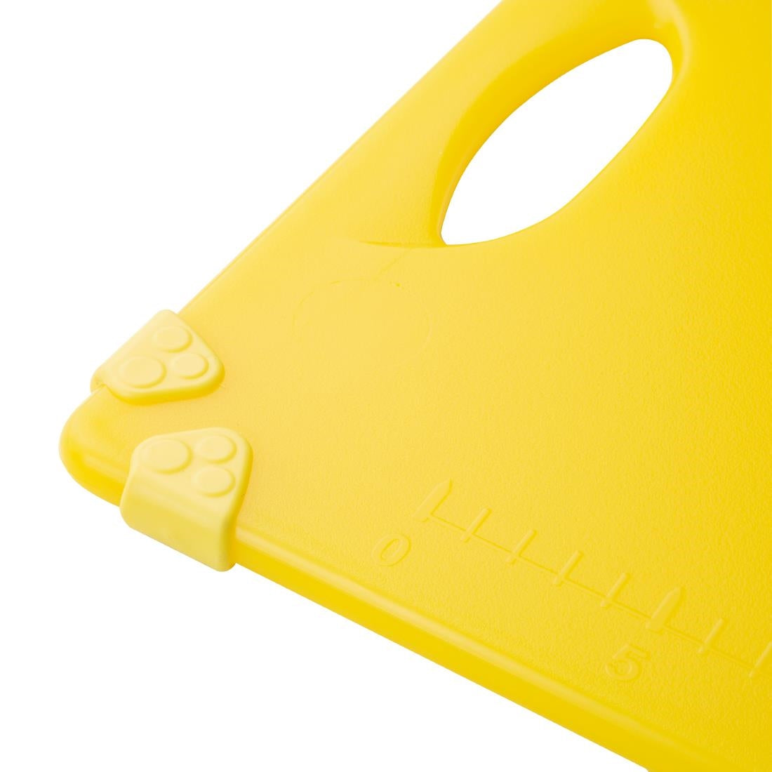 Hygiplas Commercial Grip Chopping Board Yellow 458x306mm