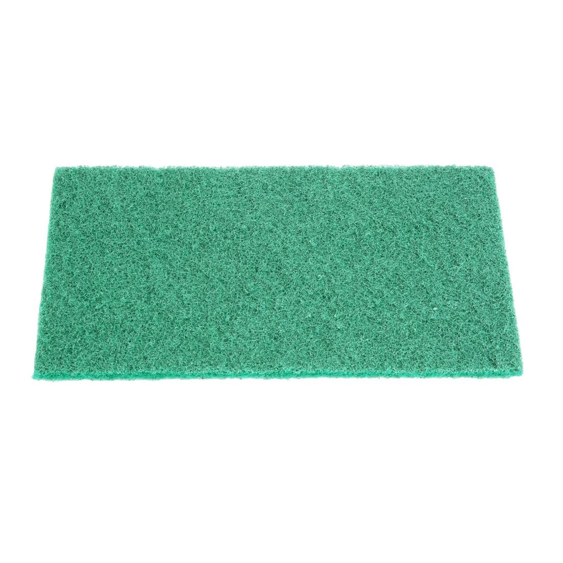 Jantex Green 100% Recycled Scouring Pads 9x6" (10 Pack)