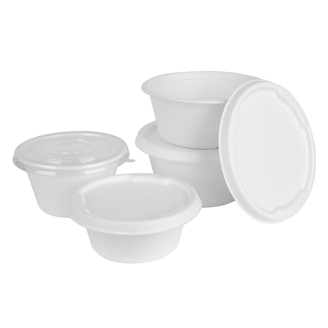 Fiesta Compostable Bagasse Bowl Base 900ml (50 Pack)