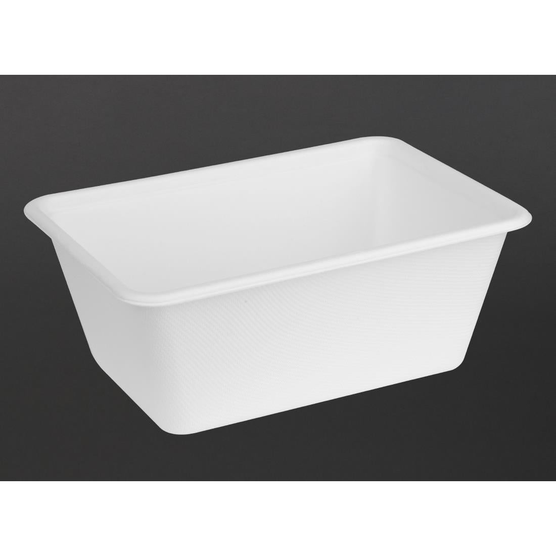 Fiesta Compostable Bagasse Food Container Bases 1000ml (100 Pack)