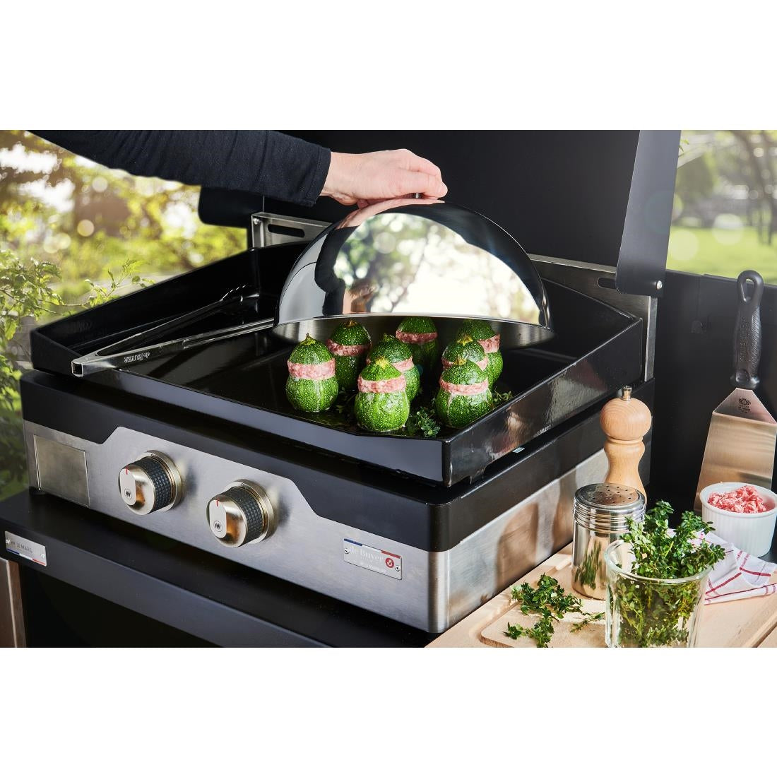 De Buyer Stainless Steel Cooking Dome 300mm