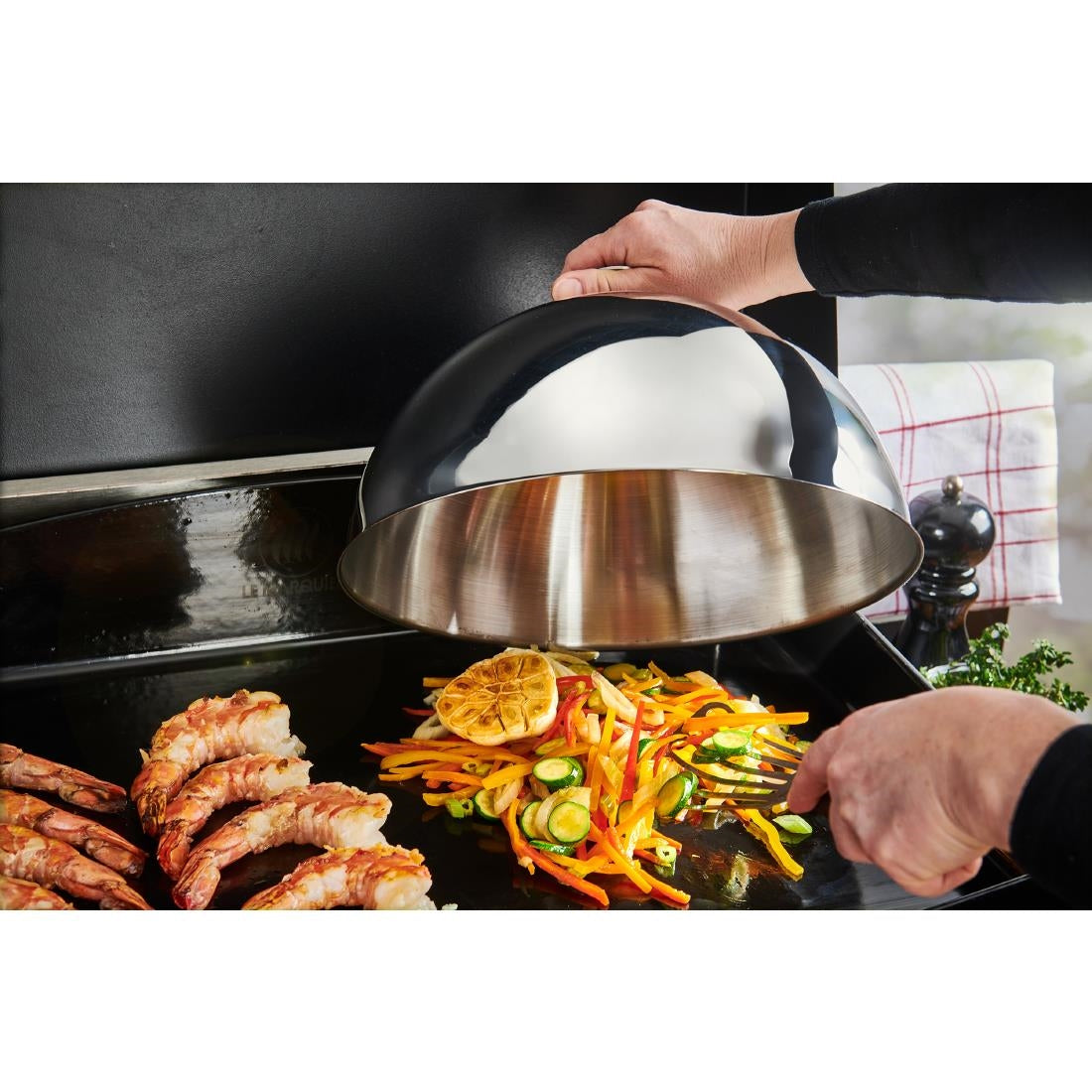 De Buyer Stainless Steel Cooking Dome 300mm