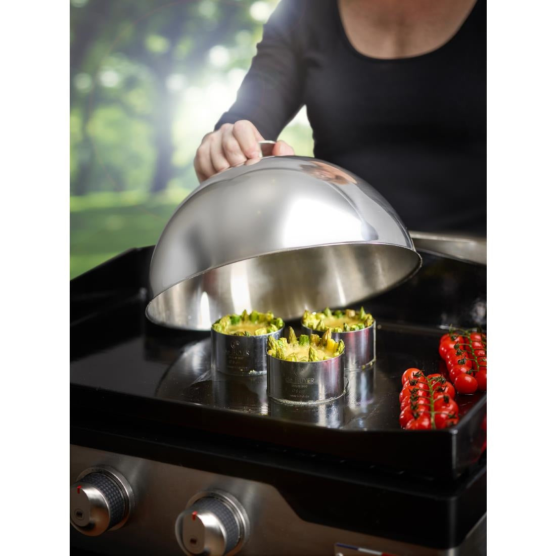 De Buyer Stainless Steel Cooking Dome 300mm
