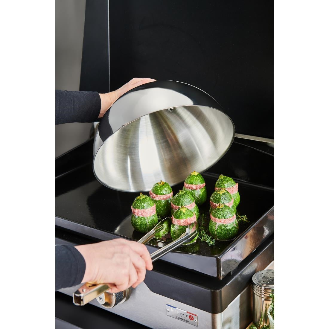 De Buyer Stainless Steel Cooking Dome 300mm