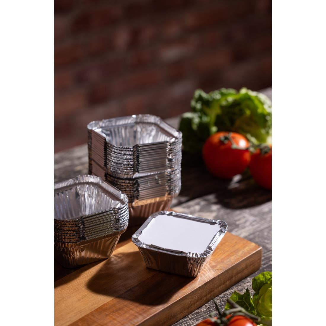 Fiesta Recyclable Lid for 100ml Foil Containers (200 Pack)