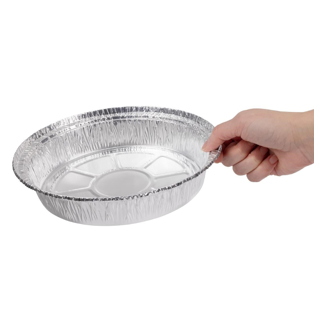 Fiesta Recyclable Foil Round Container 8" (200 Pack)