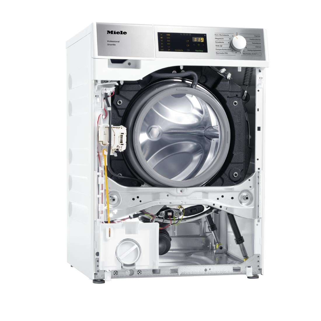 Miele Little Giant Washing Machine White 7kg with Gravity Drain 5.5kW Three Phase PWM907