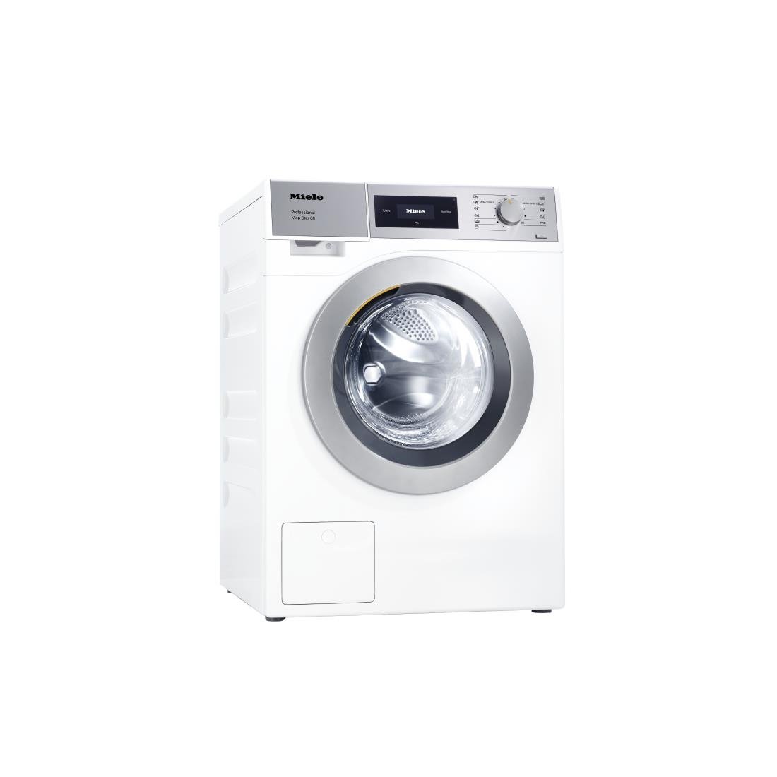 Miele Little Giant Mop Star 80 Washing Machine White 8kg with Gravity Drain 4.8kW Single Phase PWM508