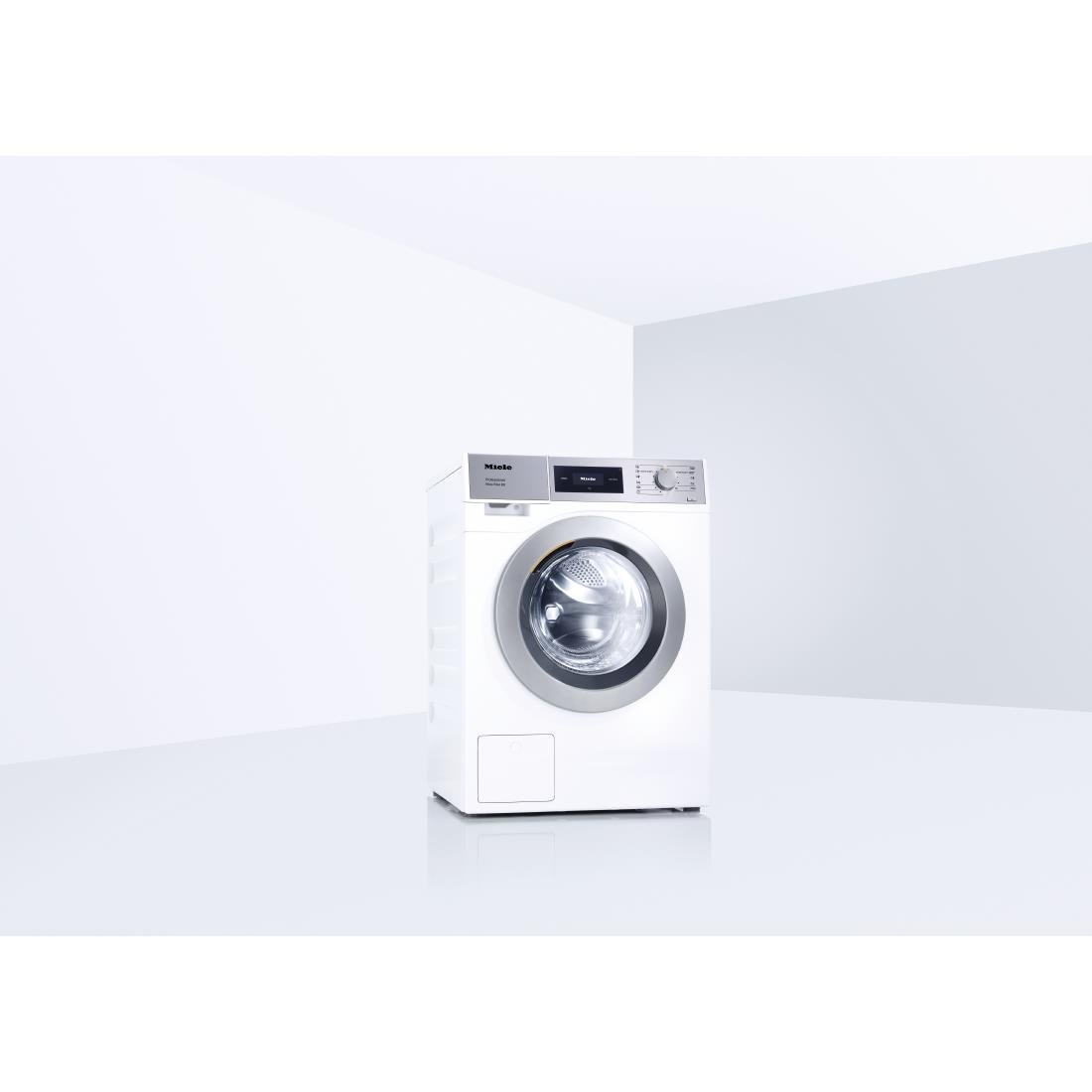 Miele Little Giant Mop Star 80 Washing Machine White 8kg with Gravity Drain 4.8kW Single Phase PWM508