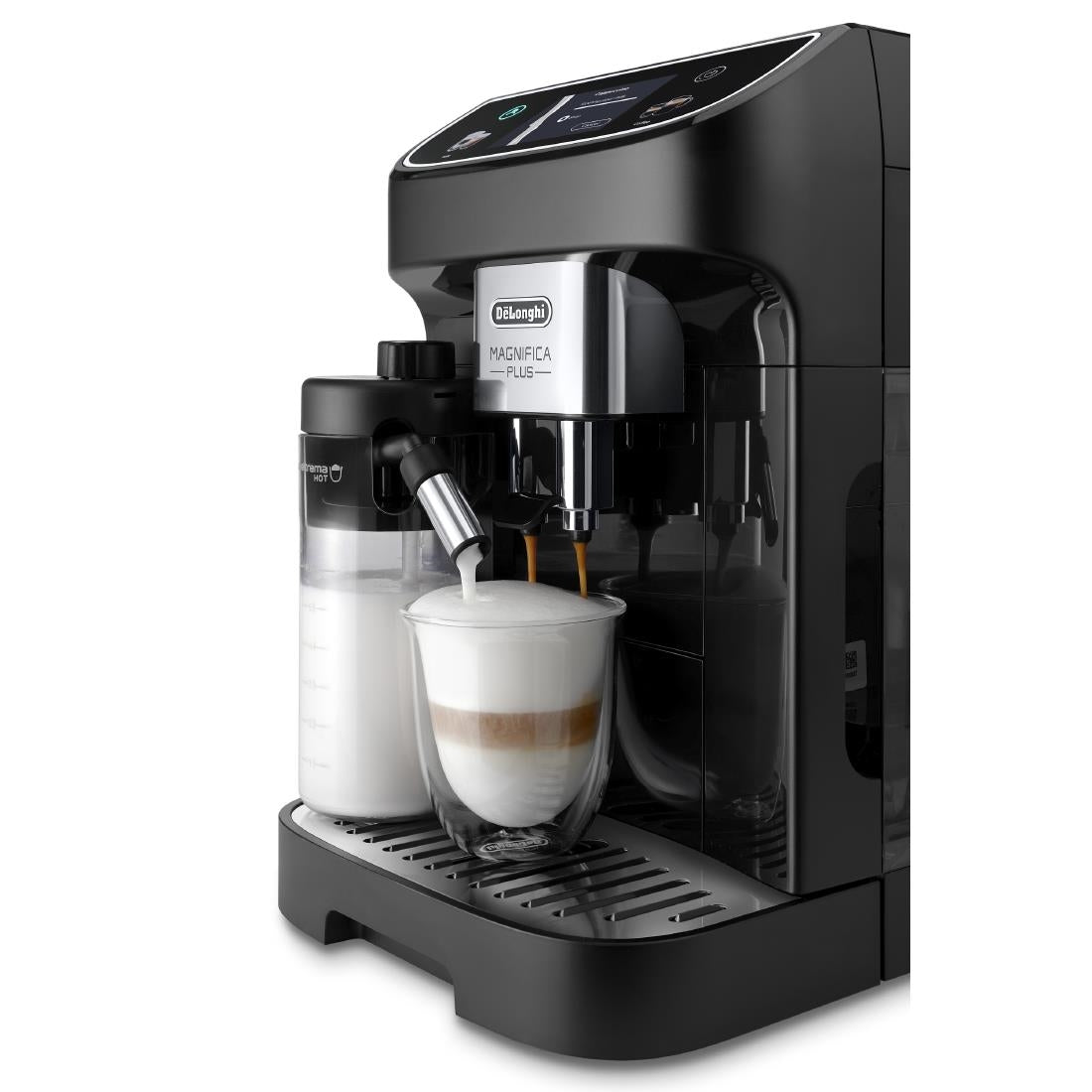 De'Longhi Magnifica Plus Bean to Cup Coffee Machine, ECAM320.60.B - Black