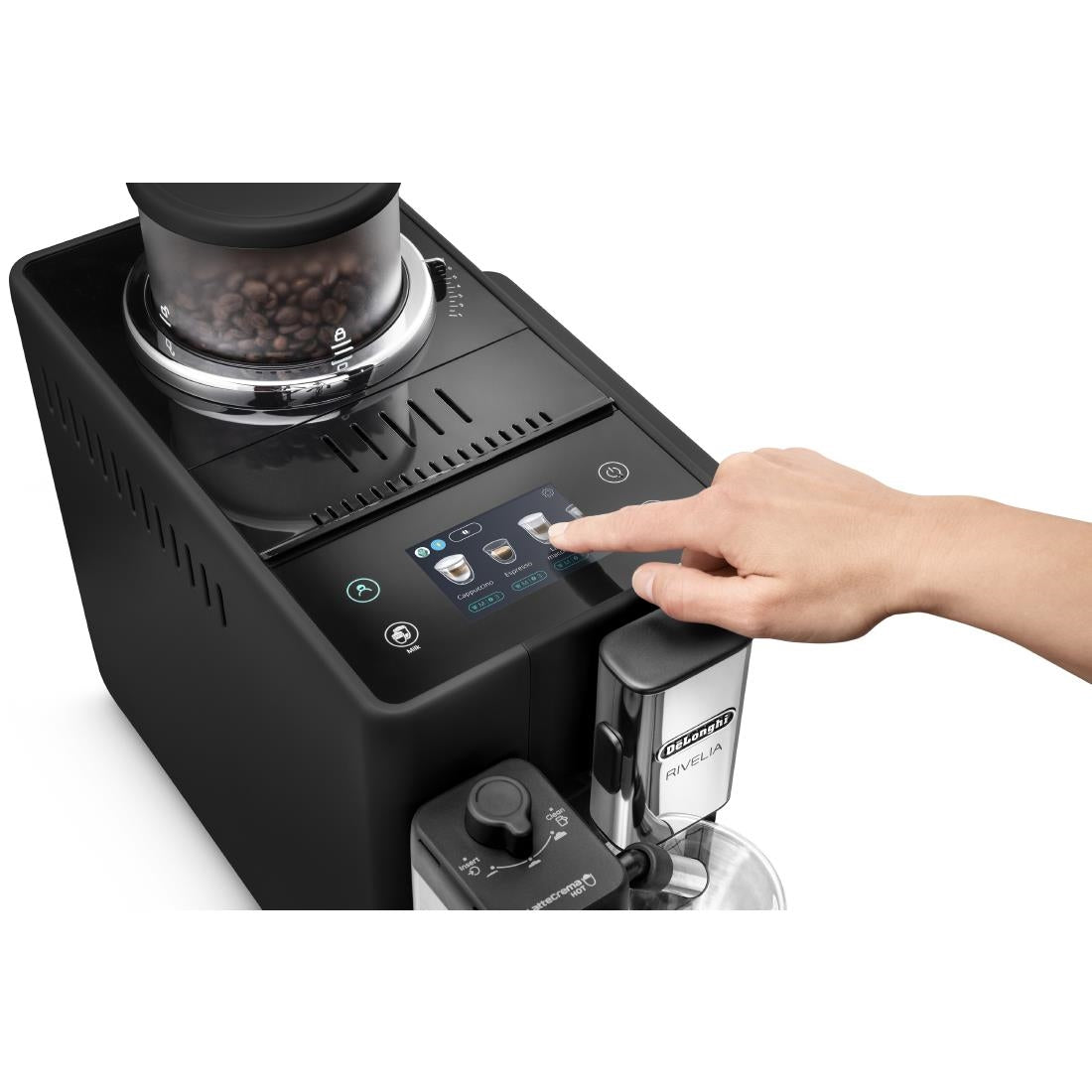 De'Longhi Rivelia Bean to Cup Coffee Machine Black