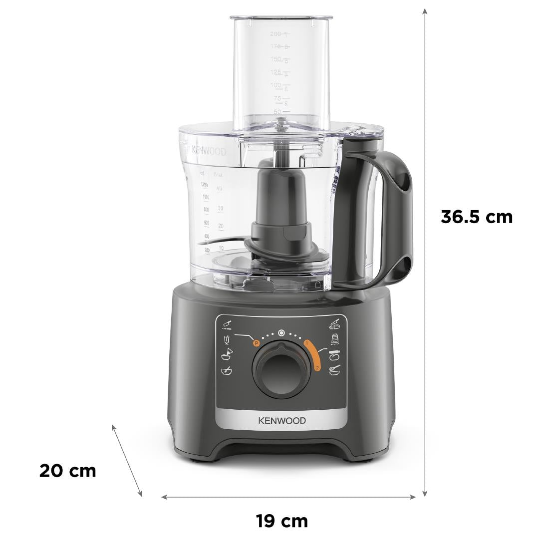Kenwood MultiPro Compact Food Processor & Blender FDP31.170GY