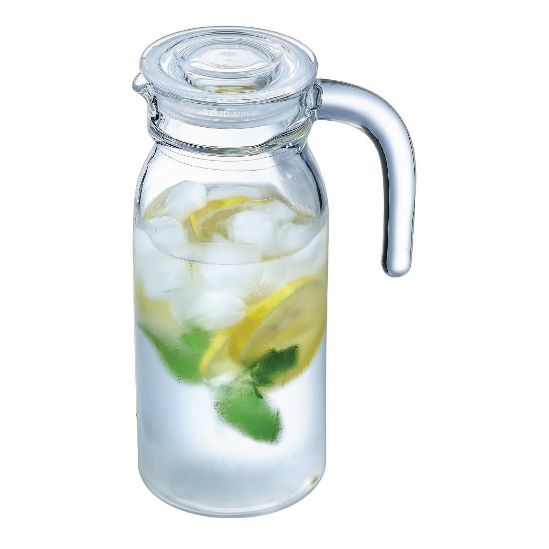 Arcoroc Spring Jugs with Glasses Lid 1Ltr (6 Pack)