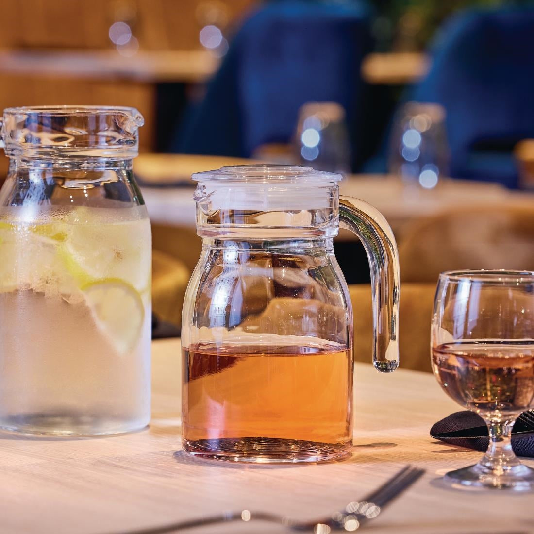 Arcoroc Spring Jugs with Glasses Lid 500ml (12 Pack)