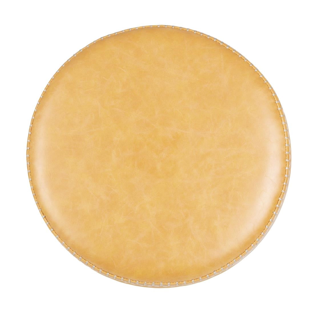 Bolero Brooklyn PU High Bar Stool - Caramel