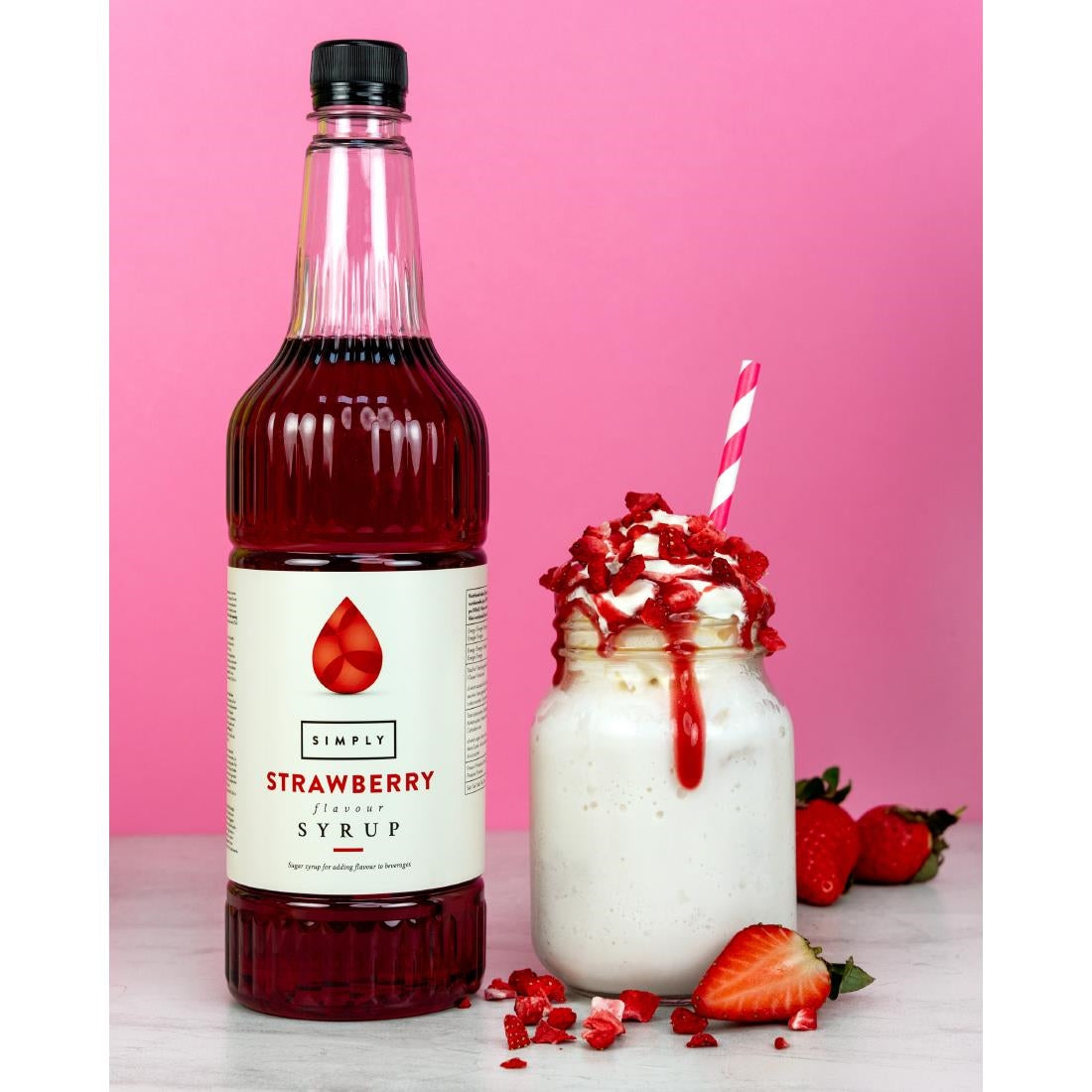 Simply Strawberry Syrup 1Ltr