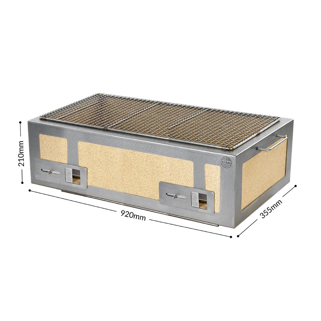Kasai Extra Long Konro Grill Heat Mat Edition KAS-16182