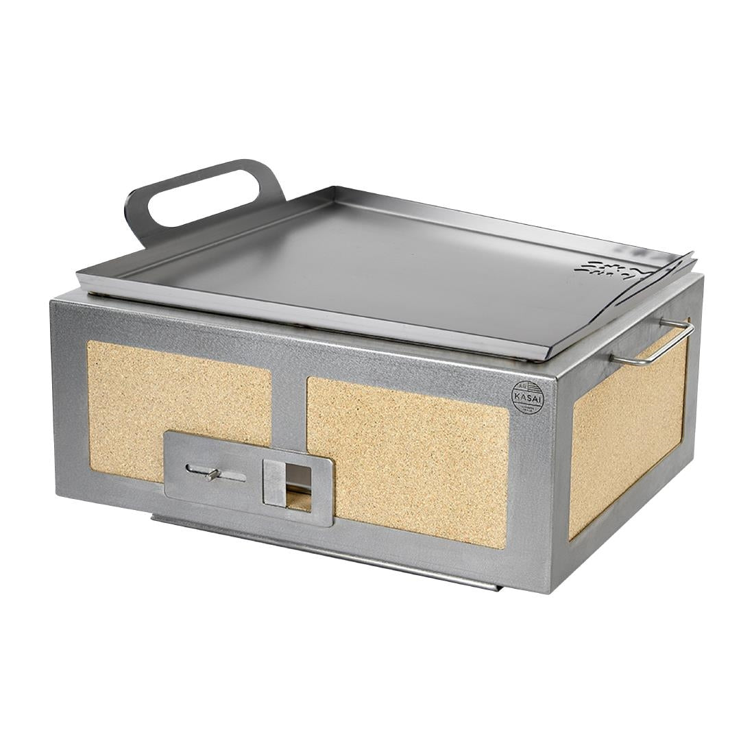Kasai Medium Wide Konro Grill Solid Plancha Edition KAS-16197