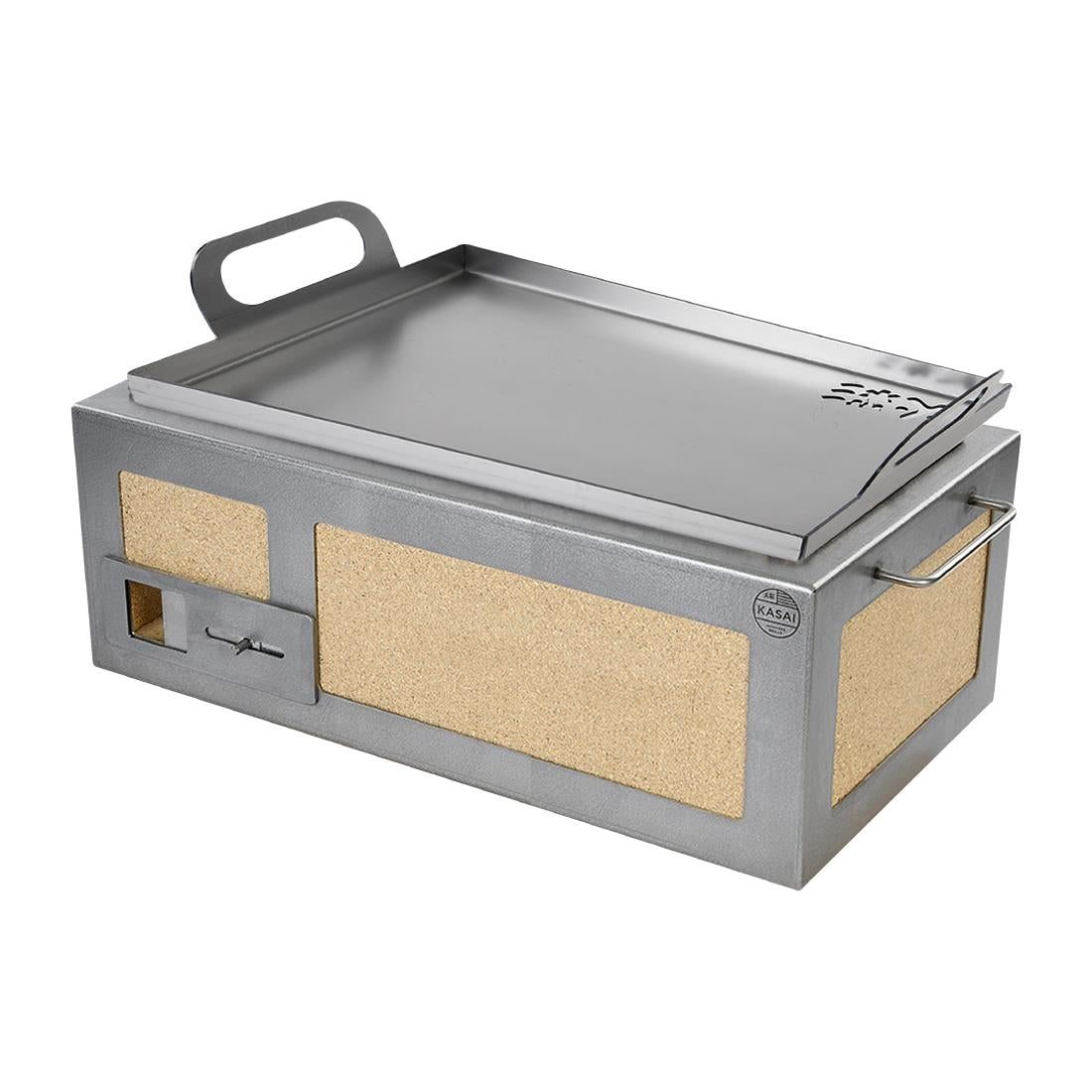 Kasai Medium Long Konro Grill Solid Plancha Edition KAS-16198