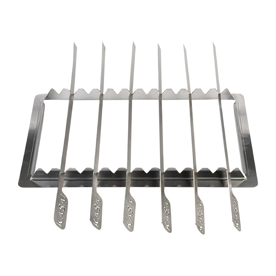 Kasai Konro Skewer Rack & 6 Skewers for Medium Long Konro Grill KAS-16138
