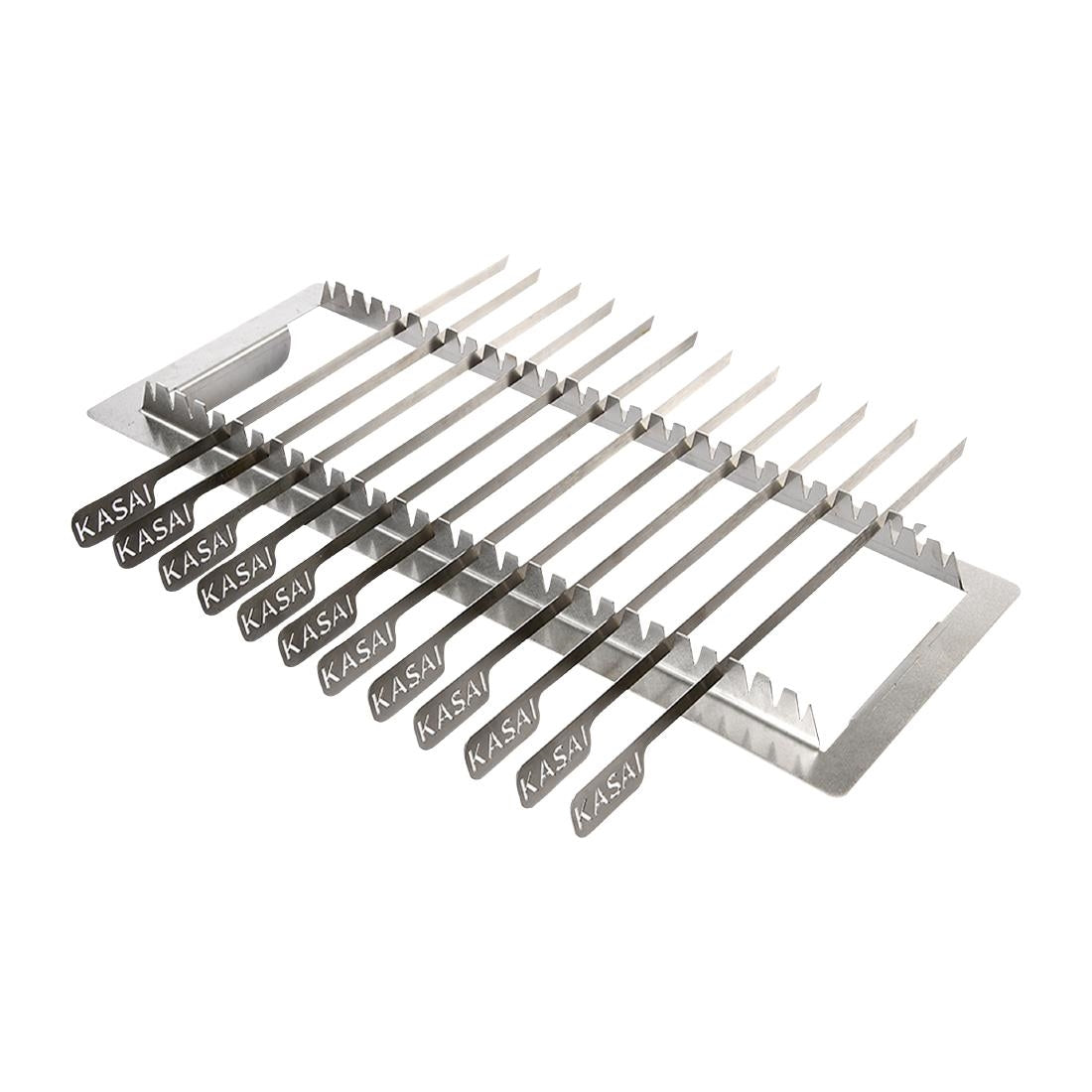 Kasai Konro Skewer Rack & 12 Skewers for XL Konro Grill KAS-16144