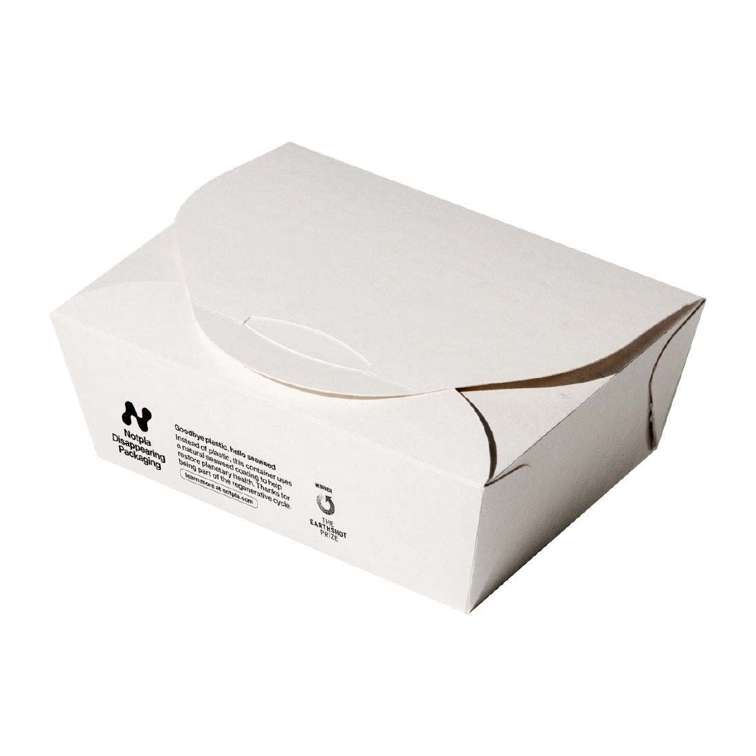 Notpla Medium Takeaway Boxes 1200ml - White (250 Pack)