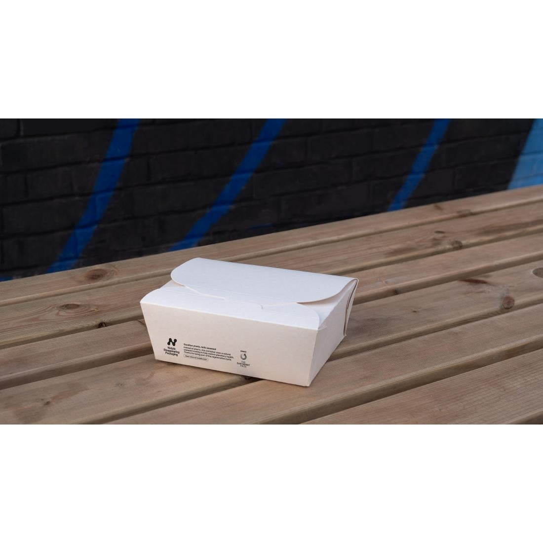 Notpla Medium Takeaway Boxes 1200ml - White (250 Pack)