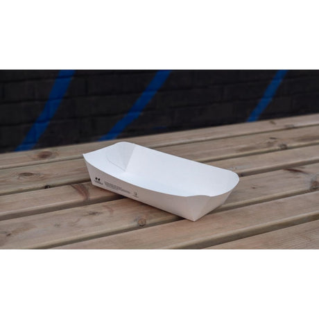 Notpla 10"x6" Deep Trays - White (340 Pack)
