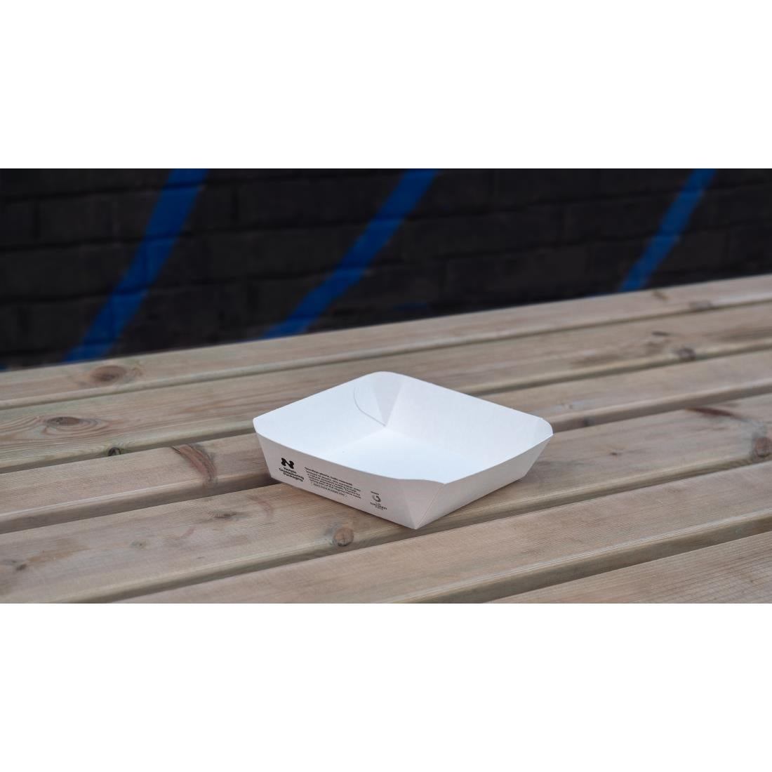 Notpla 6"x6" Square Trays - White (600 Pack)