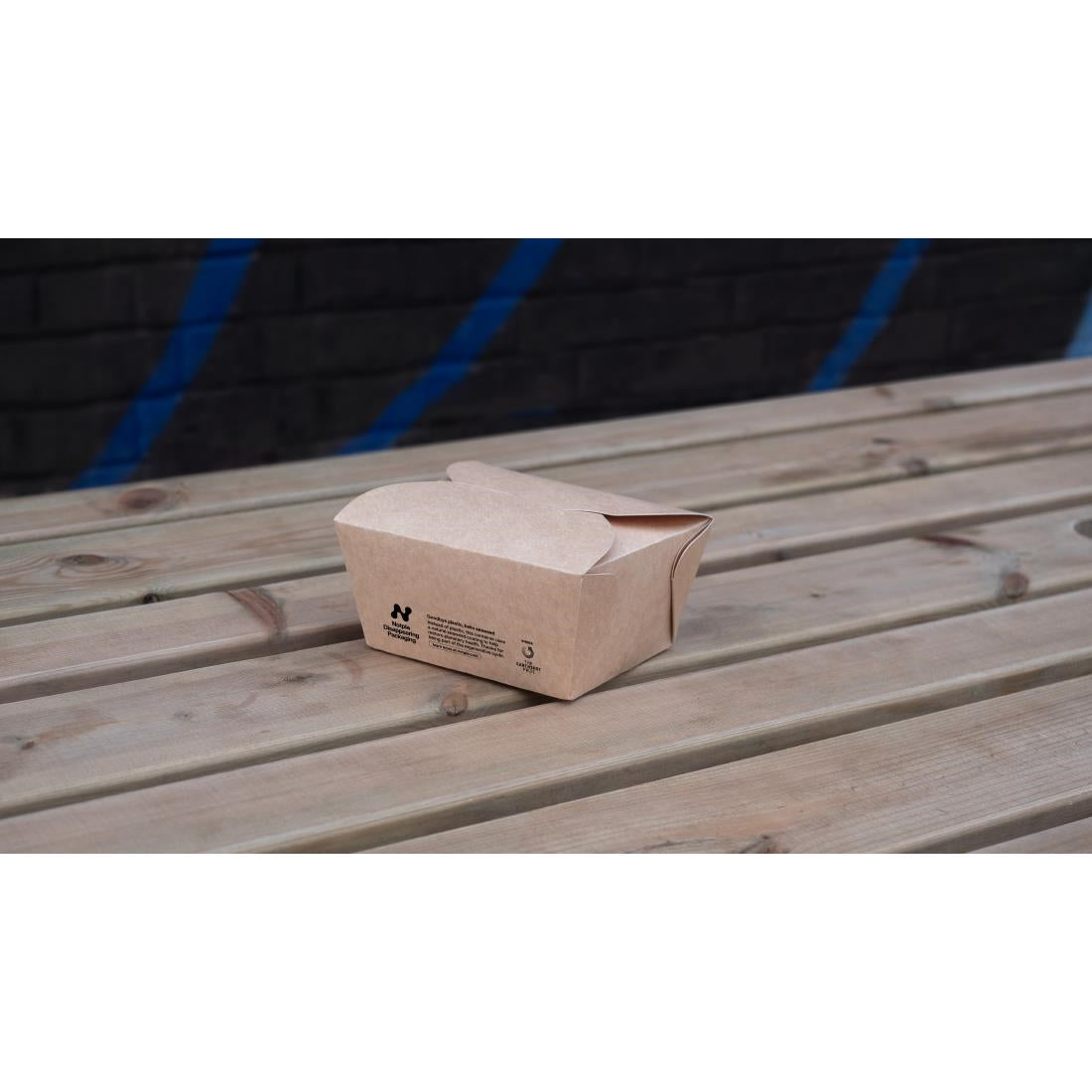 Notpla Small Takeaway Boxes 800ml - Kraft (500 Pack)