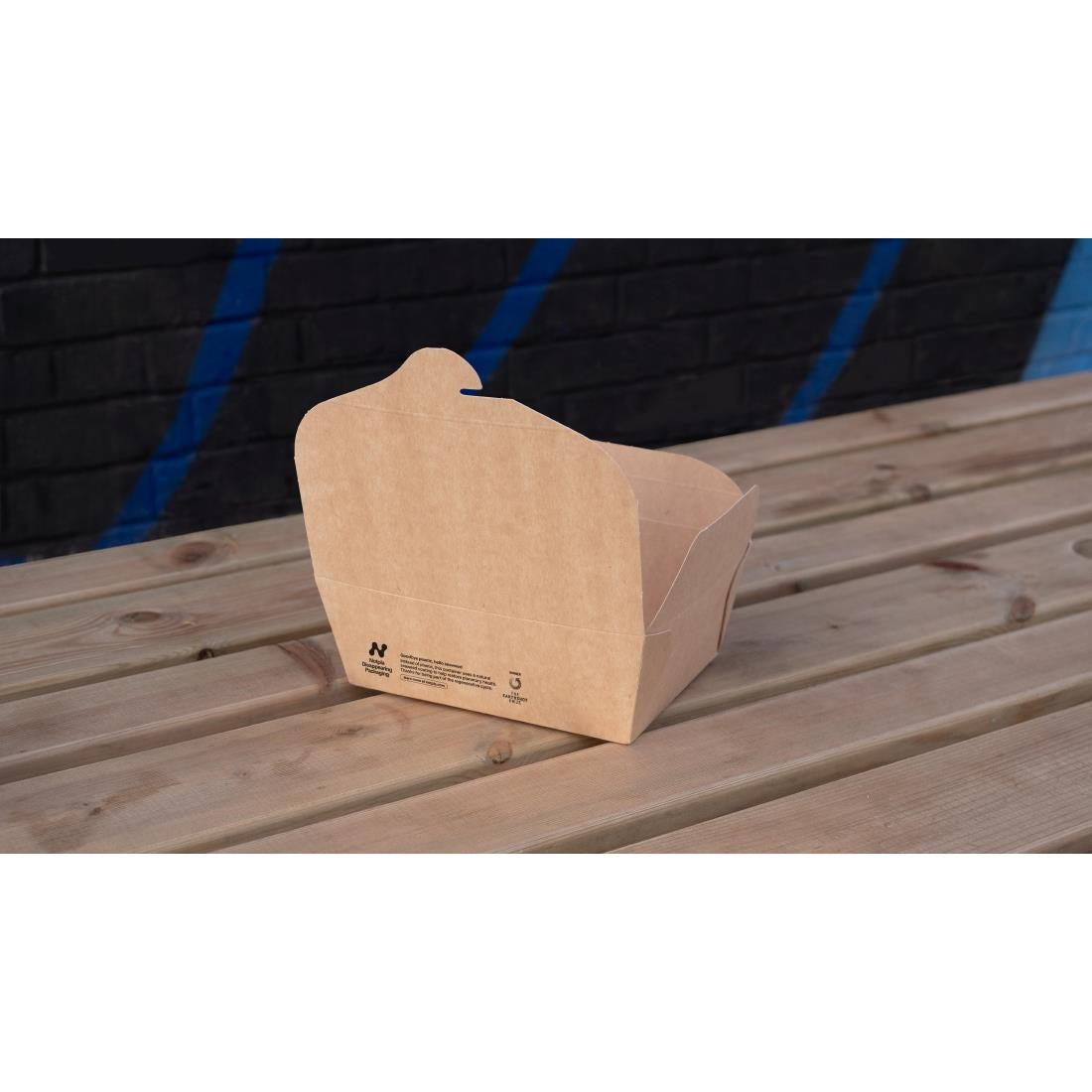 Notpla Medium Takeaway Boxes 1200ml - Kraft (250 Pack)