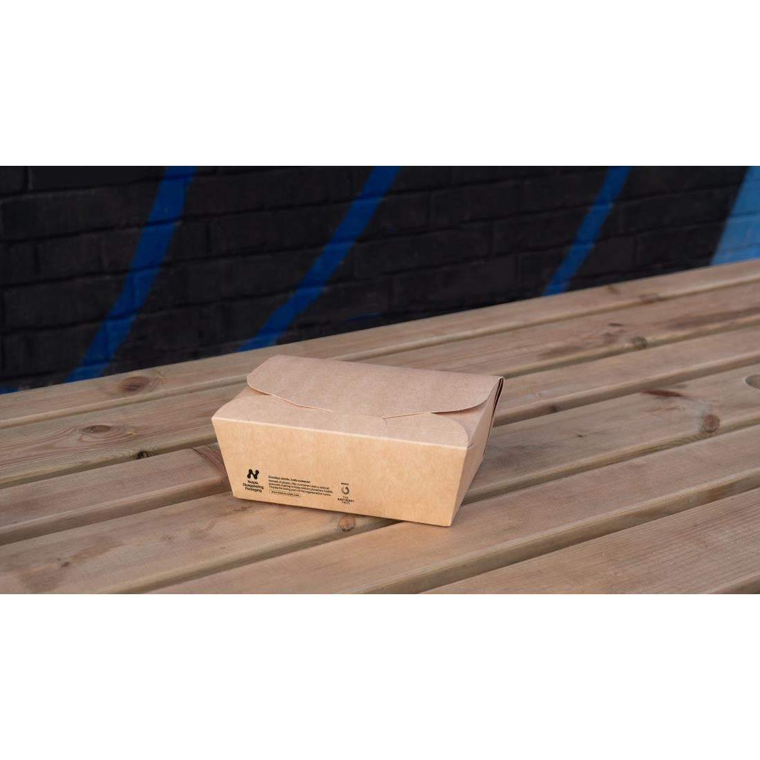 Notpla Medium Takeaway Boxes 1200ml - Kraft (250 Pack)