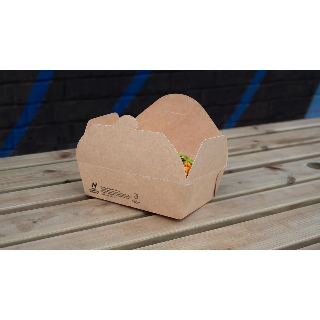 Notpla Large Takeaway Boxes 1750ml - Kraft (220 Pack)