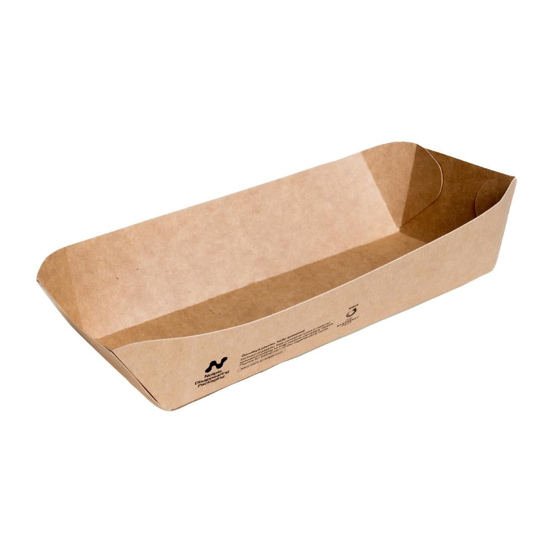 Notpla 10"x6" Deep Trays - Kraft (340 Pack)