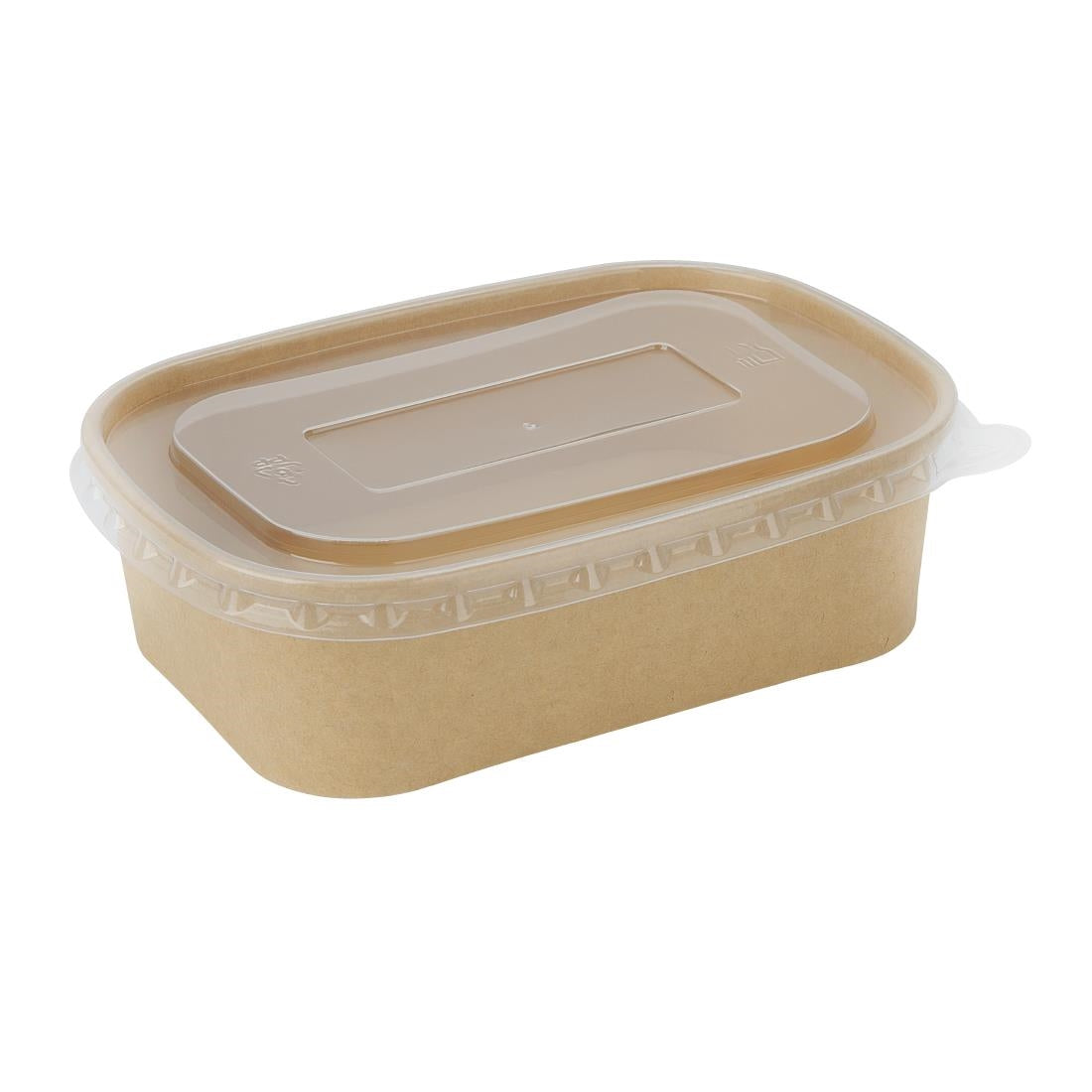 Fiesta Recyclable PP Lids for Rectangular Containers (300 Pack)