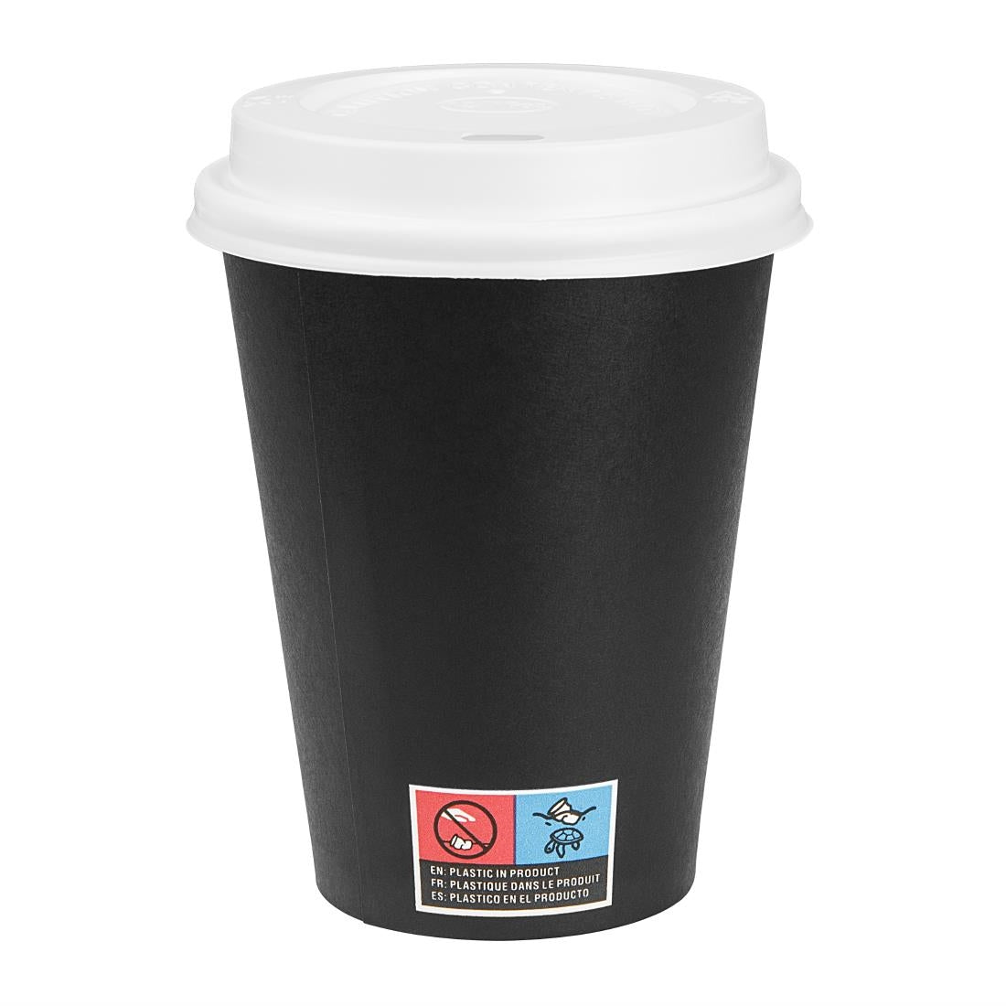 Nisbets Essentials Hot Cups and Lids Pack 12oz (300 Pack)