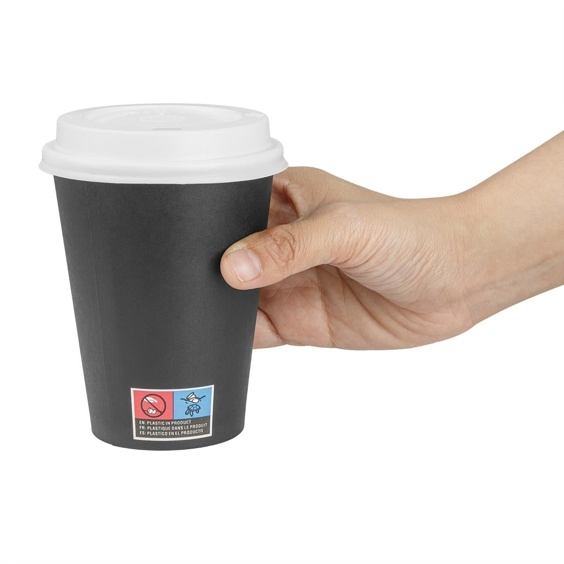 Nisbets Essentials Hot Cups and Lids Pack 12oz (300 Pack)