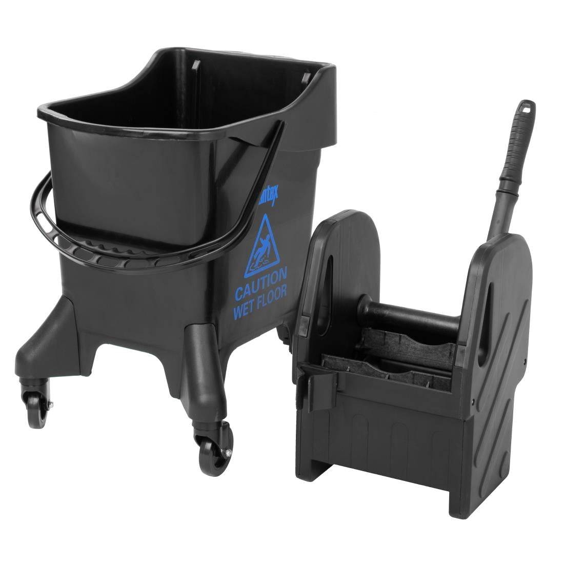 Jantex 20Ltr Tall Mop Bucket and Wringer Blue Print