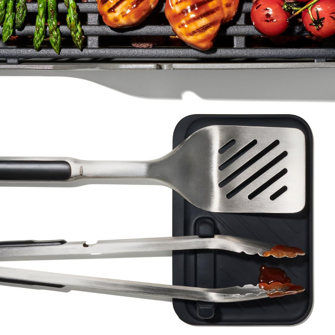 Oxo GG Grilling Set- Turner, Tongs & Tool Rest (3 Pack)