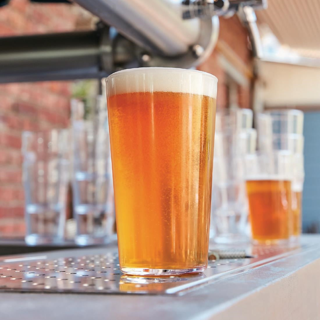 Arcoroc Conical Glasses UKCA CE Marked 1 Pint/570ml (24 Pack)