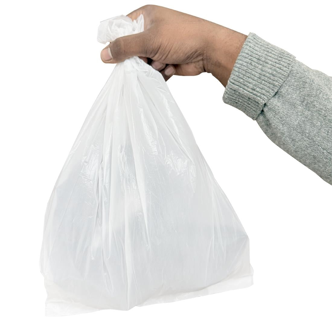 Jantex Light Duty Bin Bags White 10Ltr (200 Pack)