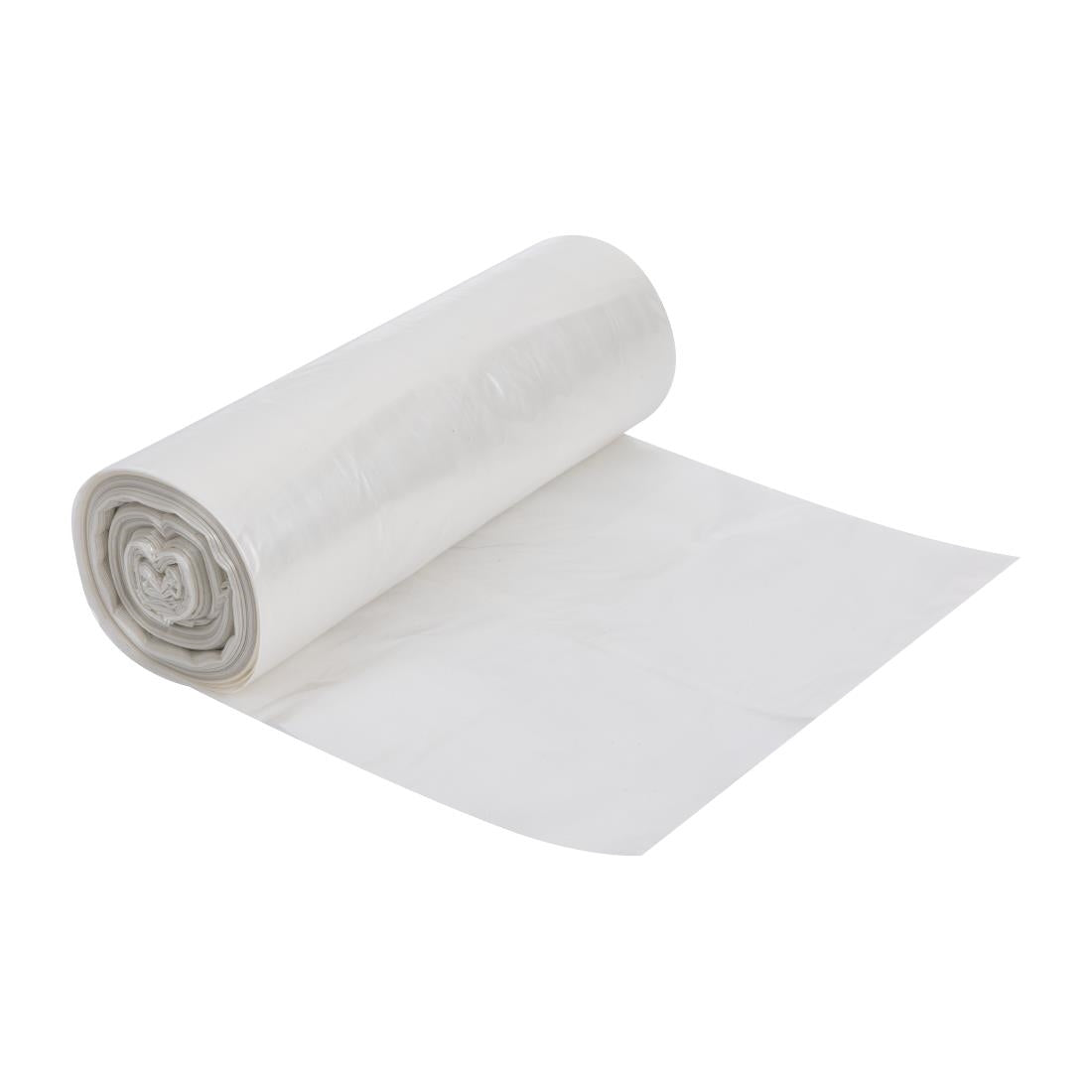 Jantex Medium Duty Bin Bags Clear 90Ltr (200 Pack)