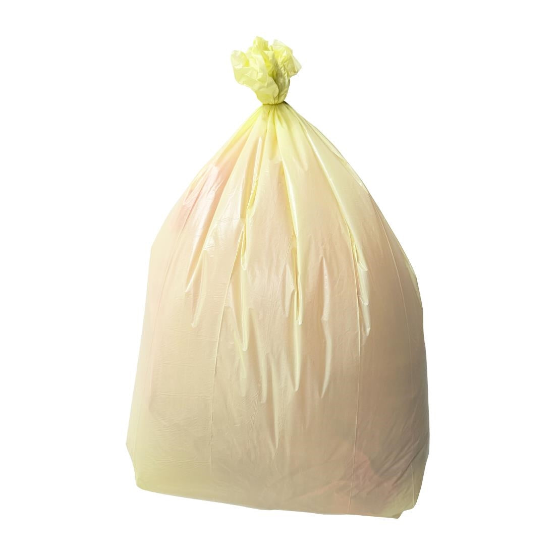 Jantex Medium Duty Bin Bags Yellow 80Ltr (200 Pack)