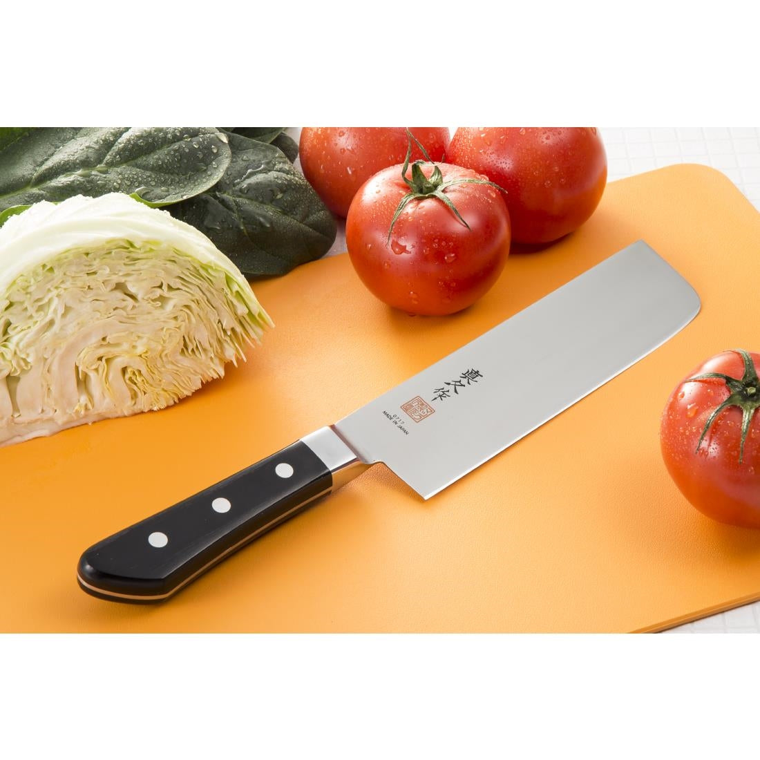 Mac Professional Nakiri Japanese Vegetable Knife MJU-65 Black 17cm