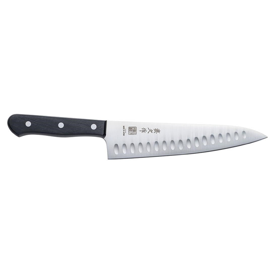 Mac Chef Series Gyuto Chef Knife with Dimple TH-80 Black 20cm