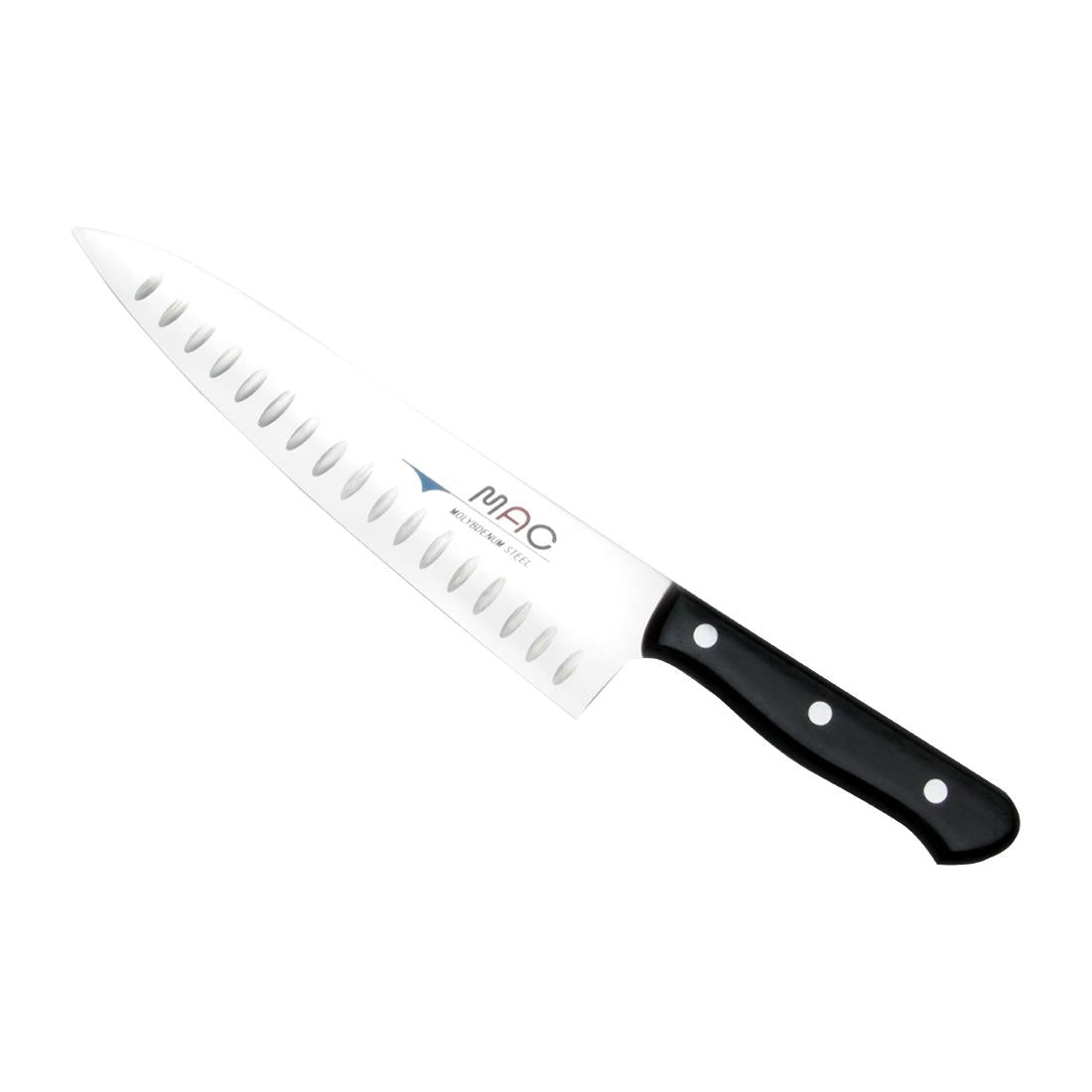 Mac Chef Series Gyuto Chef Knife with Dimple TH-80 Black 20cm