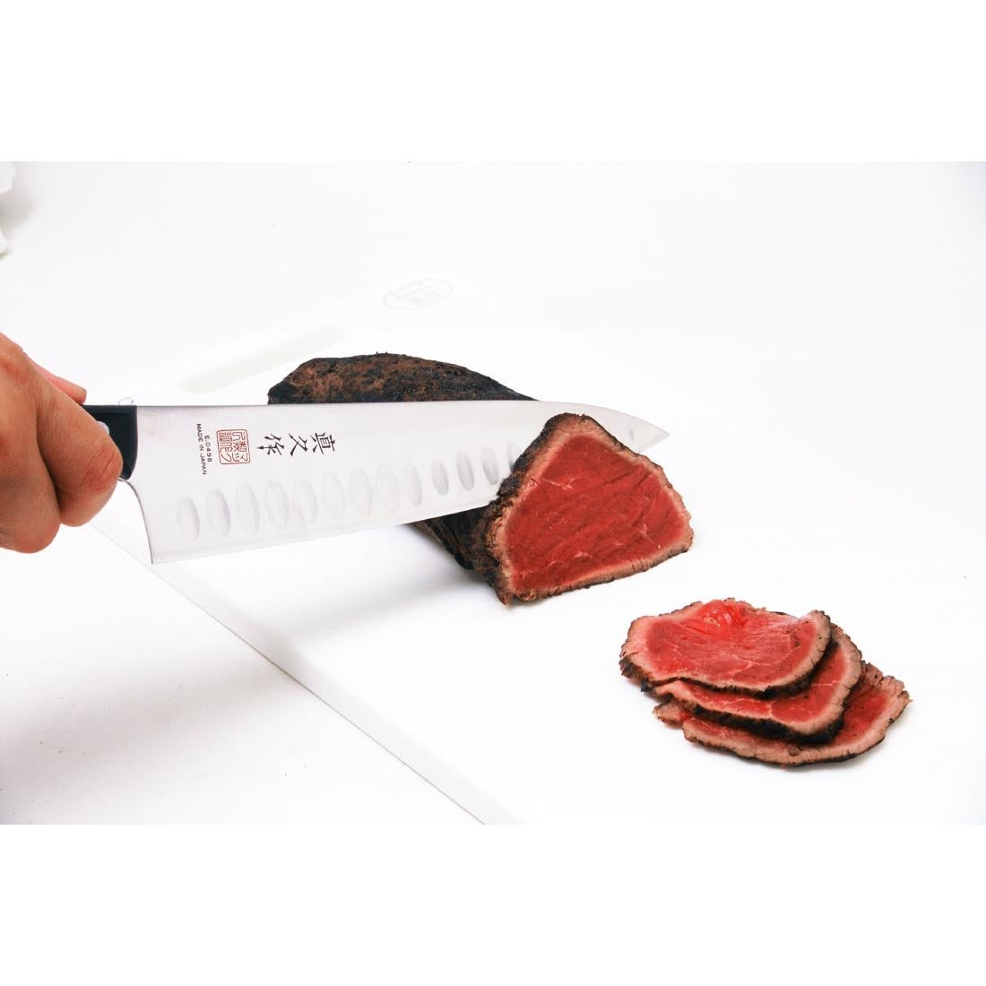 Mac Chef Series Gyuto Chef Knife with Dimple TH-80 Black 20cm