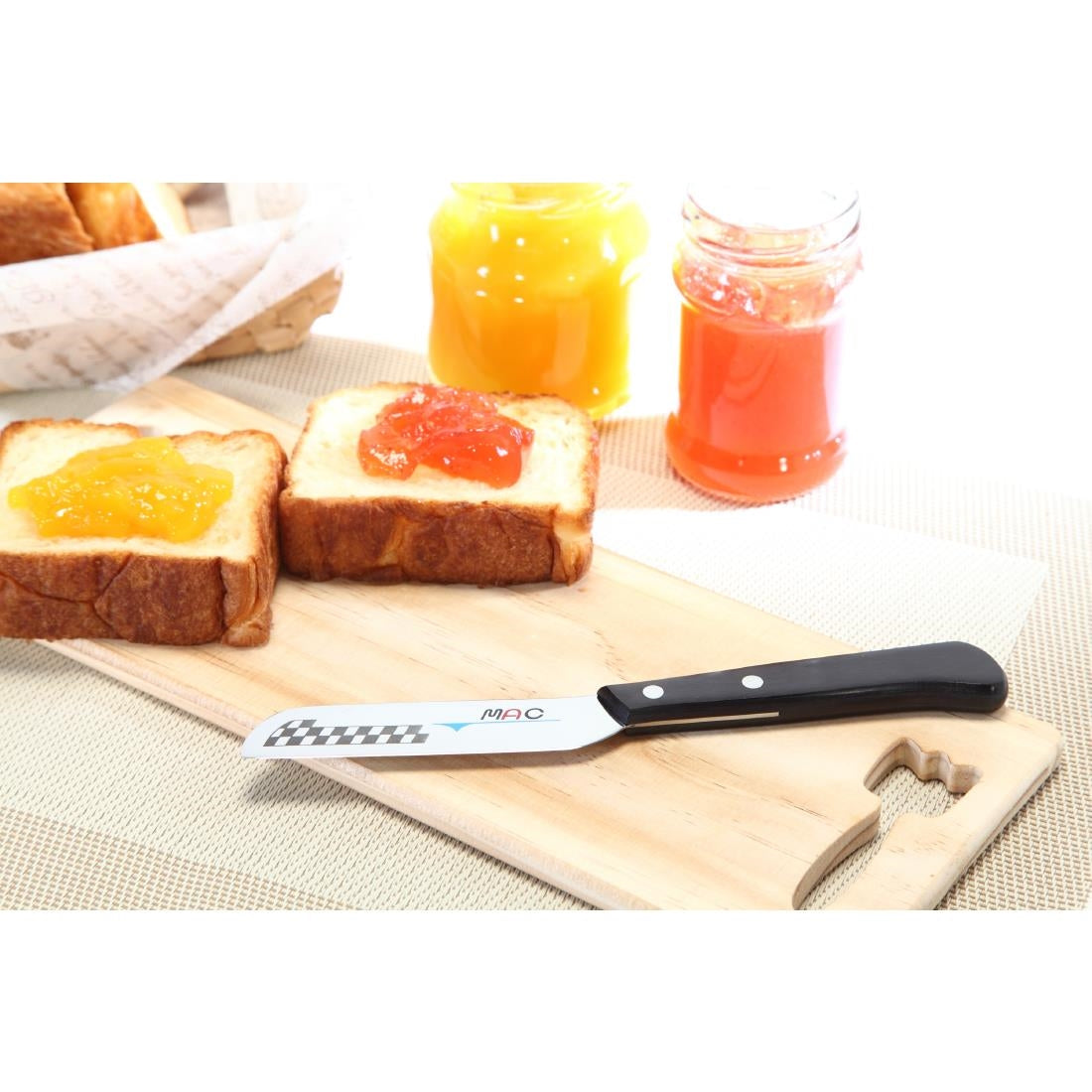 Mac Original Cheese & Bread Knife MK-40 Black 10cm
