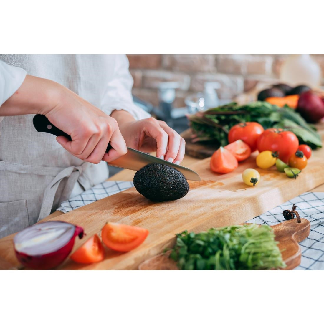 Mac Original Utility Knife AC-55 Black 15cm